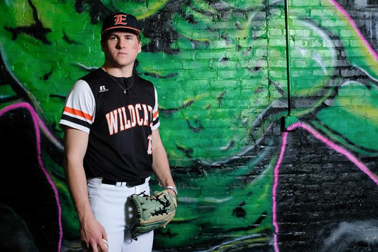 Elkhart senior Kage Ralstin overcomes challenges to achieve baseball milestones. (Photo: Joey Bahr Photography)