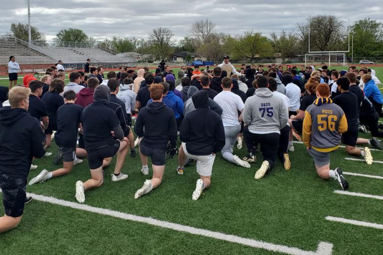 Nearly 200 athletes gathered at Salina Stadium on Saturday for the Sharp Performance Showcase.