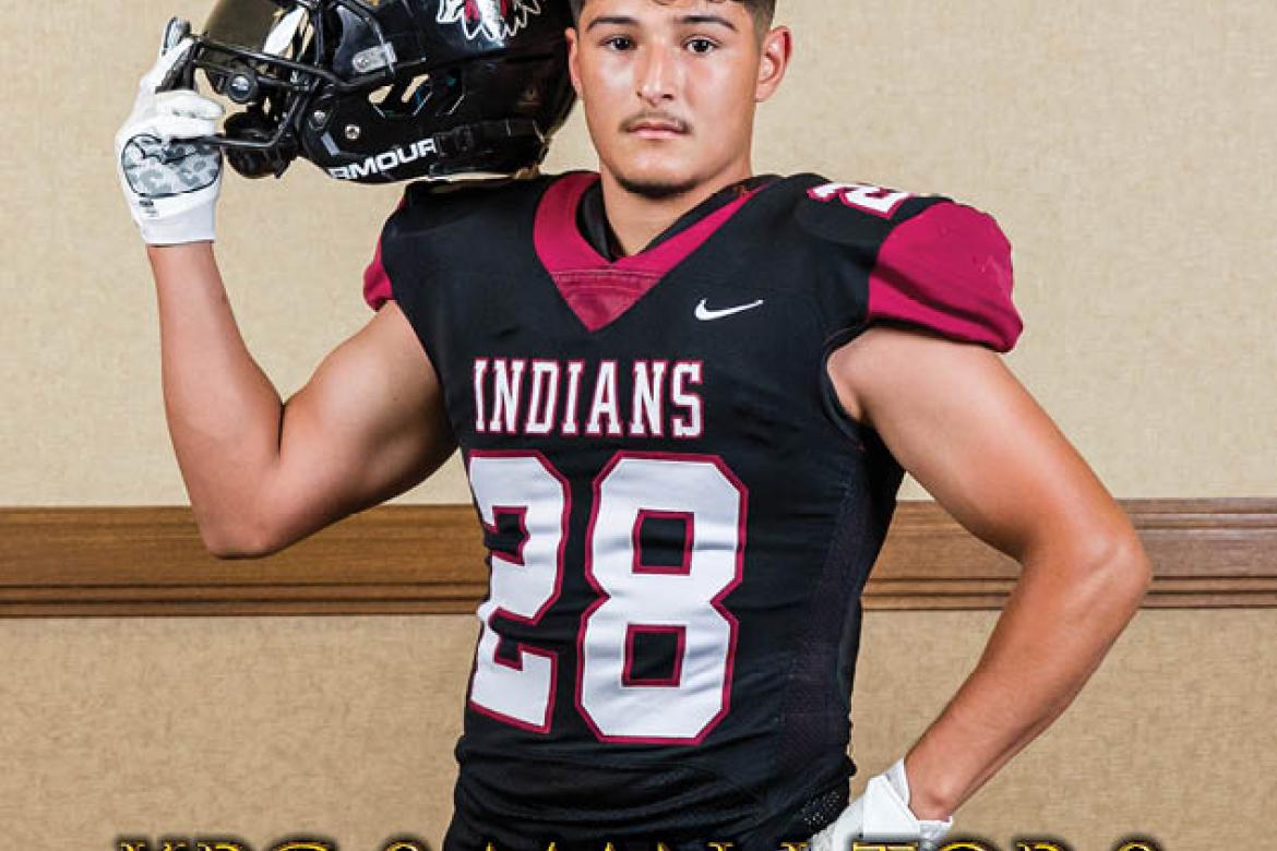 Kansas Pregame 8-Man Top 8: Khris Hermosillo, Wichita County (Photo: Heather Kindall Photography)