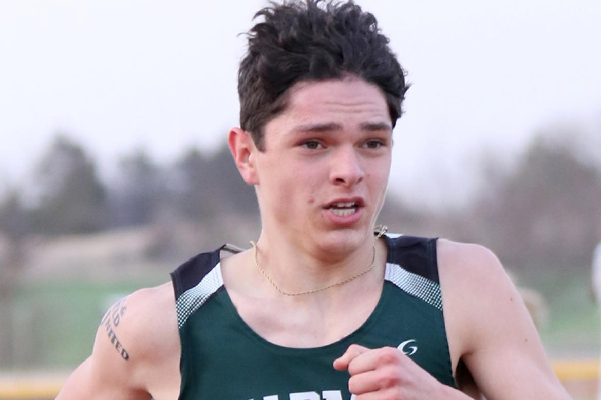 Chapman's Aaron Modrow is ready to attack the distance races at this weekend's state track and field meet. (Photo by Huey Counts)