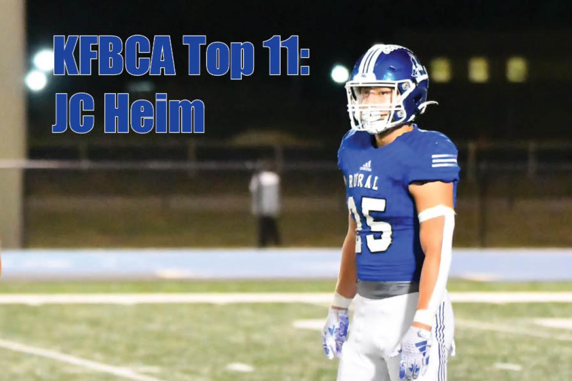 KFBCA Top 11: JC Heim, Washburn Rural (Photo: Doug Walker)