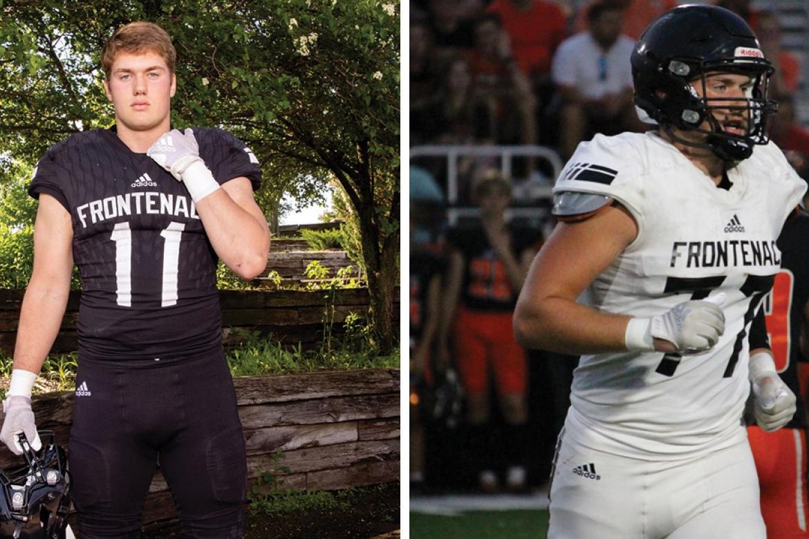 KFBCA Top 11: Landon Dean (Left photo by Julie Kuhlmann, right photo courtesy Oklahoma State 24/7 Sports Twitter)