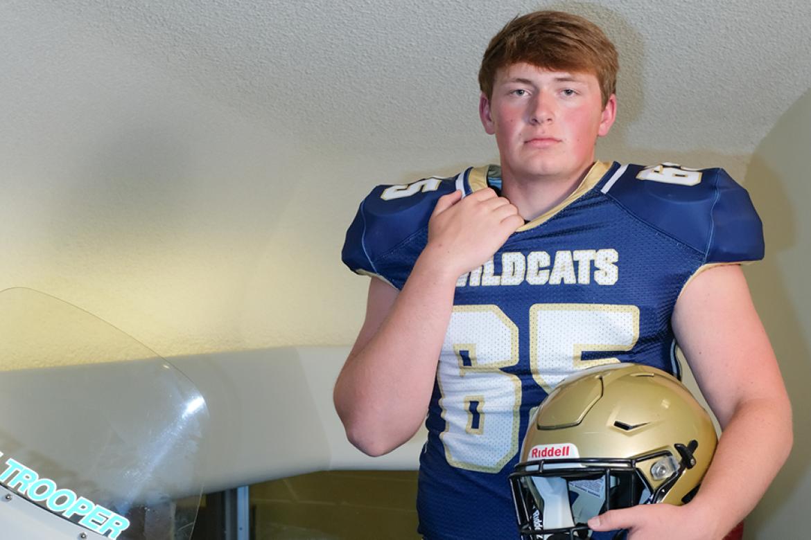 KFBCA Top 11: Joe Otting (Photo by Joey Bahr for the 2022 Kansas Pregame cover shoot)