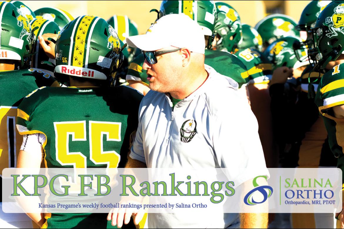 Coach Brent Hoelting has his Pratt Greenbacks 4-0 behind great defense, tough offensive line play and standout performances from Taye Wilson and Owen Schmidt. The schedule gets tough over the final four weeks starting with Wichita Collegiate this week. (Photo: Joey Bahr Photography)