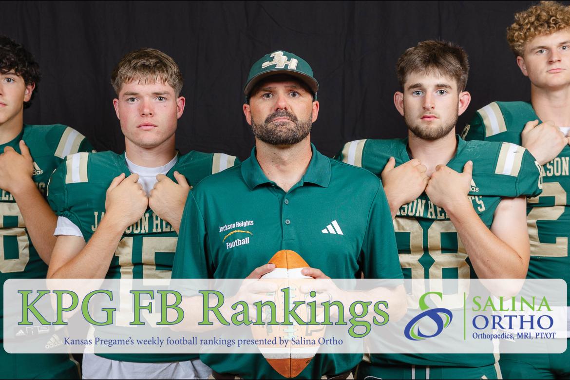 Jackson Heights continues to look like a leading contender from the east side of 1A behind veteran coach Caleb Wick and an experienced and talented senior class. Pictured (L-R): Anthony Gulotta, Drake Mellies, coach Caleb Wick, Teagen Bowhay and Austin Zeller. (Photo: Heather Kindall Photography)