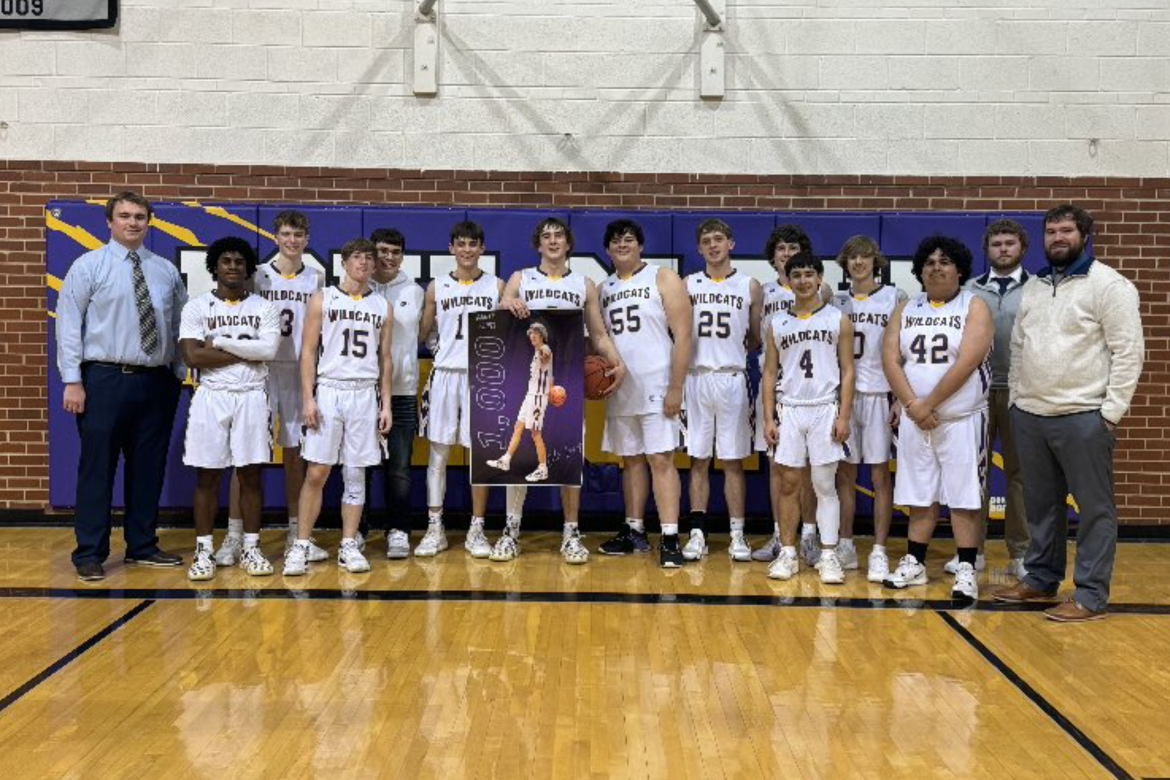 Minneola senior Eli Lang scored his 1,000th career point Tuesday night. (Courtesy Photo)