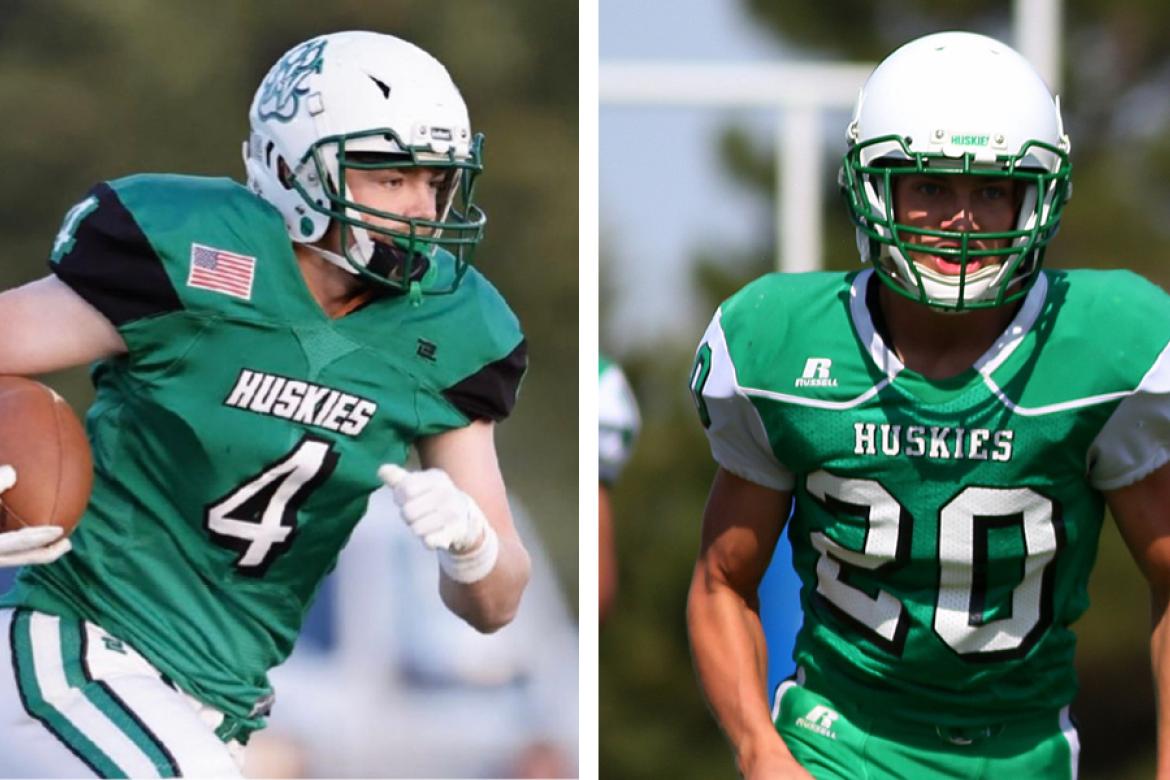Top 6: Northern Valley's Foster Brands (left) and Kai Cox (Brands photo by Scott Sansom; Cox photo by Everett Royer/KSportsImages.com)