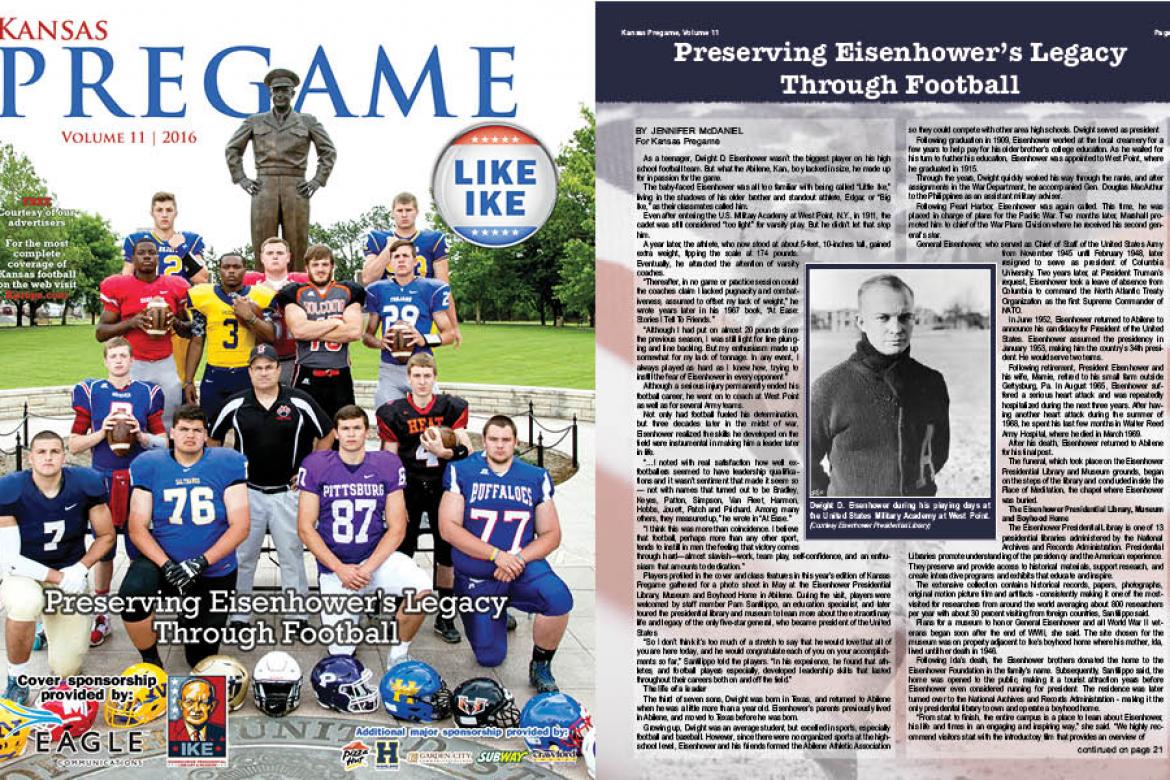 Our 2016 Football Preview paid tribute to President Dwight D. Eisenhower and his legacy in football.