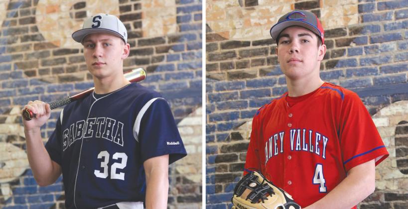 Sabetha junior Gabe Garber (left) is looking to lead his team back to the state tournament. Caney Valley junior Jace Kaminska enjoyed an excellent season, but the Bullpups season came to an end with a loss to Girard 8-0 in the regional opener. (Photos by Everett Royer, KSportsImages.com)