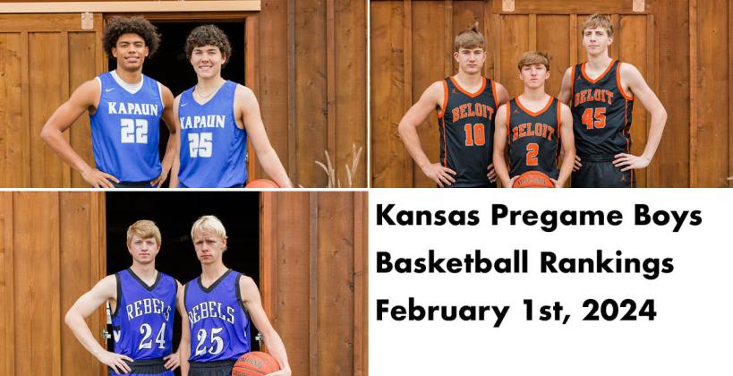 Clockwise from the bottom left: South Gray's Joey Dyck and Dominic Martin, Kapaun's Teagan Charles and Brooks Powers, and Beloit's Quinn Eilert, Noah Gerstner and Bryce Beisner are leading the way for this trio of ranked teams. (Photos: Heather Kindall Photography)