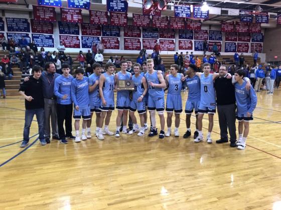 Chanute pulled off the upset of the postseason with a 46-45 victory over three-time defending state champions Bishop Miege. (Courtesy Photo)