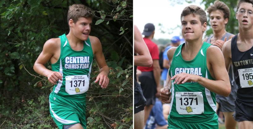 Central Christian junior Collin Oswalt is one of the top cross country runners in the state. (Photo by Huey Counts)