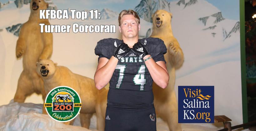 Turner Corcoran, OL, Lawrence Free State (Photo by Everett Royer, KSportsImages.com)