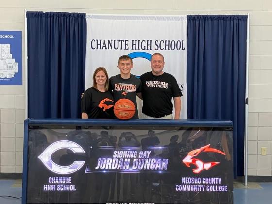 Jordan Duncan, Chanute, Basketball, Neosho County Community College (Photo: Chanute High Facebook)