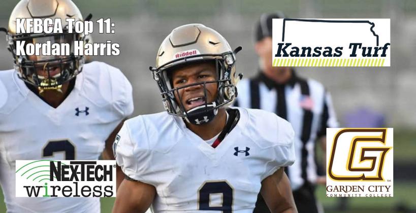 KFBCA Top 11: Kordan Harris, brought to you by Garden City Community College, Kansas Turf and Nex-Tech Wireless. (Photo by Michele Gress) 