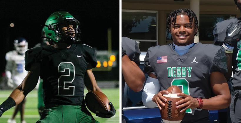 KFBCA Top 11: Dylan Edwards, Derby (Left photo by Nathan Alspaw/Derby Informer; Right photo by Joey Bahr)