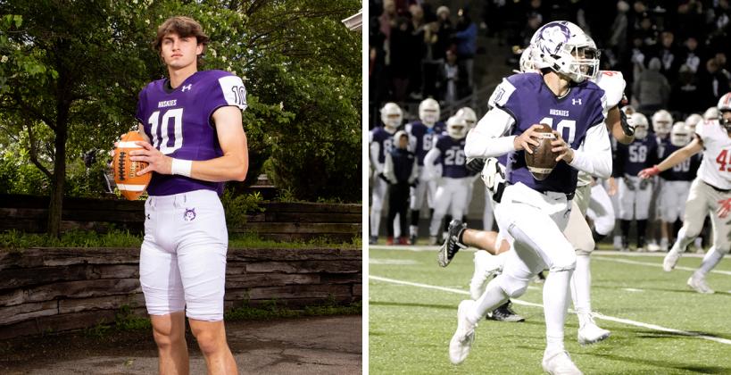 KFBCA Top 11: Mikey Pauley (Left photo by Julie Kuhlmann, right photo by Tim Galyean)