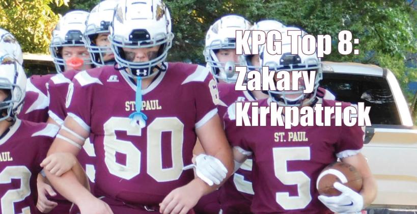 Kansas Pregame 8-Man Top 8: Zakary Kirkpatrick, St. Paul (Courtesy Photo)