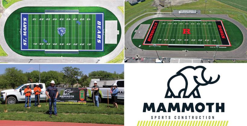 Mammoth Sports Construction, based in Meriden, Kan., continues to expand statewide and across the Midwest.