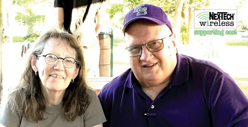 Dale Leech (right), pictured with wife Carolyn, started broadcasting Minneapolis high school sports and community events  in the early 2000s and later helped found the Minneapolis High School Sports Hall of Fame. (Courtesy Photo)