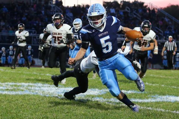 Parker Gooden spent the last two seasons as the Beavers starting quarterback, but coach Jim Turner anticipated moving him to running back this offseason. (Photo by Everett Royer, KSportsImages.com)