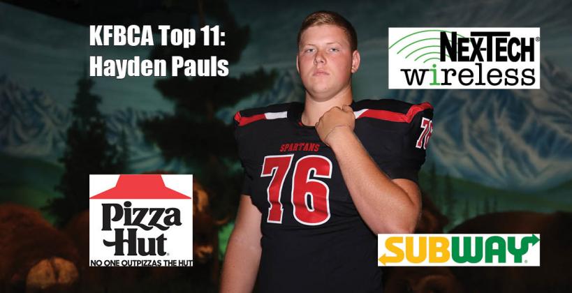 KFBCA Top 11: Hayden Pauls, brought to you by Nex-Tech Wireless, Pizza Hut and Subway. (Photo by Everett Royer, KSportsImages.com)
