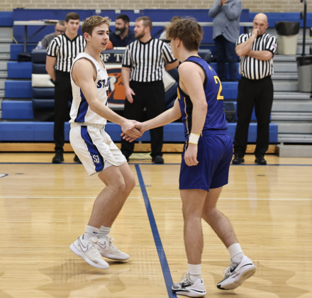 St. John and Nickerson faced off Tuesday night in the St. John Midwinter Classic. (Photo: Dick Smith)