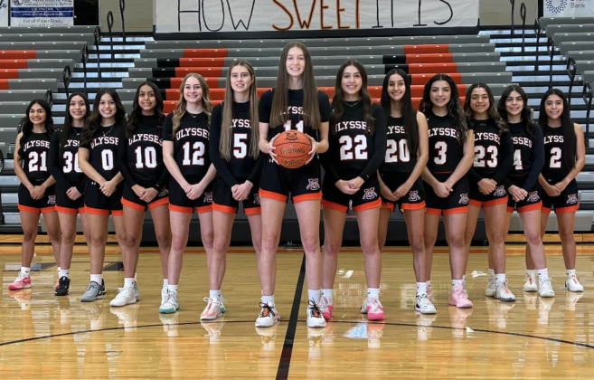 The Ulysses girls basketball team is clawing their way toward a turnaround. (Photo: Submitted) The Ulysses girls basketball team is clawing their way toward a turnaround. (Photo: Submitted)
