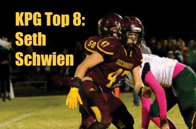 Kansas Pregame 8-Man Top 8: Seth Schwein, Victoria (Photo: Joey Bahr Photography)