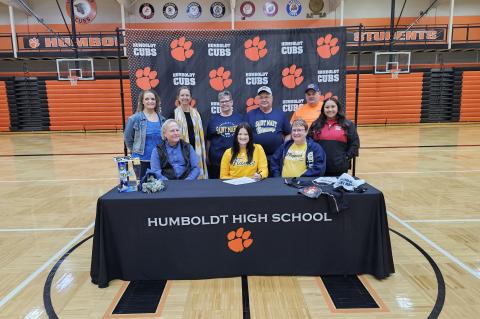 Emma B'Hymer, Humboldt, Swimming, University of St. Mary (Photo: Submitted) Emma B'Hymer, Humboldt, Swimming, University of St. Mary (Photo: Submitted)