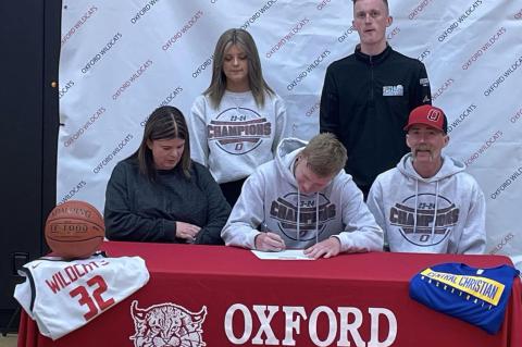 Cayden Carpenter, Oxford, Basketball, Central Christian College (Photo: Submitted) Cayden Carpenter, Oxford, Basketball, Central Christian College (Photo: Submitted)