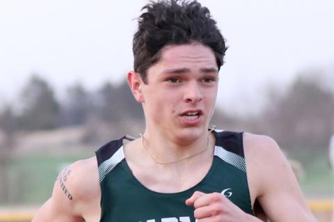 Chapman's Aaron Modrow is ready to attack the distance races at this weekend's state track and field meet. (Photo by Huey Counts)