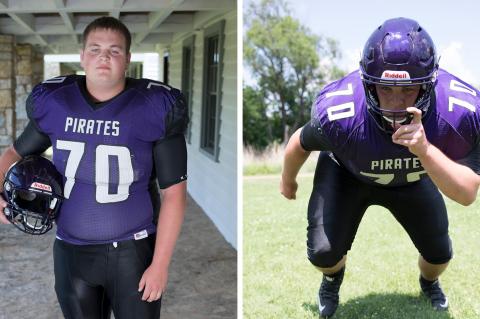 Kansas Pregame coverboy Cooper Beebe, a defensive tackle from Piper, signed with K-State during the Early Signing Period last December. (Photos by Derek Livingston) Kansas Pregame coverboy Cooper Beebe, a defensive tackle from Piper, signed with K-State during the Early Signing Period last December. (Photos by Derek Livingston)