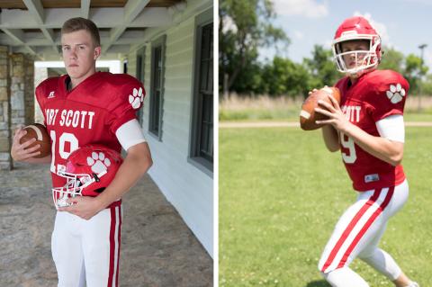 Fort Scott QB Matt Campbell, a 2018 coverboy, will play baseball at Fort Scott Community College. (Photos by Derek Livingston) Fort Scott QB Matt Campbell, a 2018 coverboy, will play baseball at Fort Scott Community College. (Photos by Derek Livingston)
