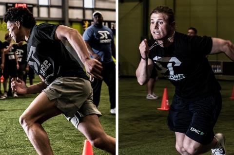 The seventh annual Sharp Performance Combine is scheduled for April 11th at the Salina Fieldhouse. (Photos by Jacob Isaacson)