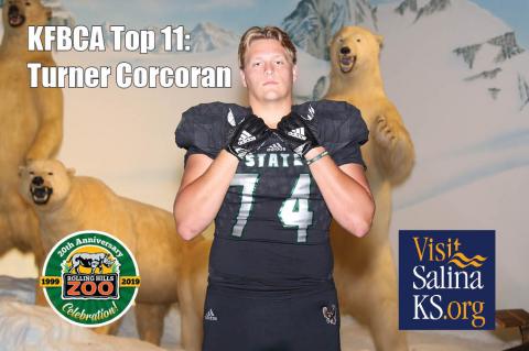 Turner Corcoran, OL, Lawrence Free State (Photo by Everett Royer, KSportsImages.com)