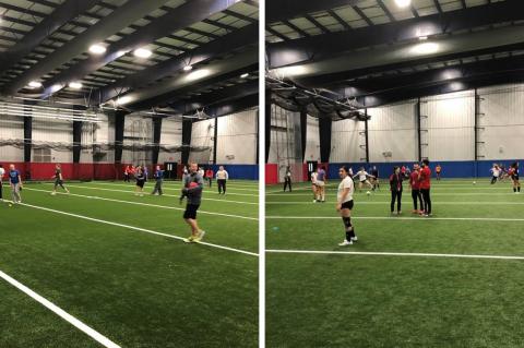 Dodge City's new indoor facility is multi-purpose and used by physical education classes, multiple sports teams and even band and color guard. (Courtesy Photos) Dodge City's new indoor facility is multi-purpose and used by physical education classes, multiple sports teams and even band and color guard. (Courtesy Photos)