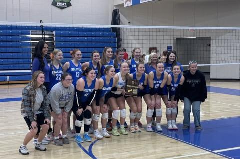 Halstead won their quad Monday night and are headed to Sub-State. (Halstead Athletics X)