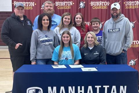 Malloree Matlack, Burrton, Volleyball, Manhattan Christian College (Photo: Submitted) Malloree Matlack, Burrton, Volleyball, Manhattan Christian College (Photo: Submitted)