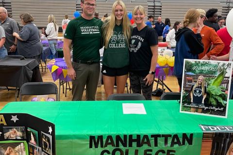 Fiona Van Dyke, Lawrence-Free State, Volleyball, Manhattan College (NY) (Photo: Submitted) Fiona Van Dyke, Lawrence-Free State, Volleyball, Manhattan College (NY) (Photo: Submitted)
