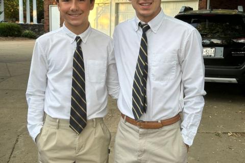 Dom (left) and Mikey Matteucci. (Photo: Sara Matteucci) Dom (left) and Mikey Matteucci. (Photo: Sara Matteucci)