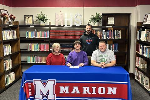 Jack Lanning, Marion, Football, Coffeyville Community College (Photo: Marion AD Twitter) Jack Lanning, Marion, Football, Coffeyville Community College (Photo: Marion AD Twitter)