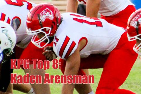 Kansas Pregame 8-Man Top 8: Kaden Arensman, Kinsley (Photo: Kinsley Sports Photos)