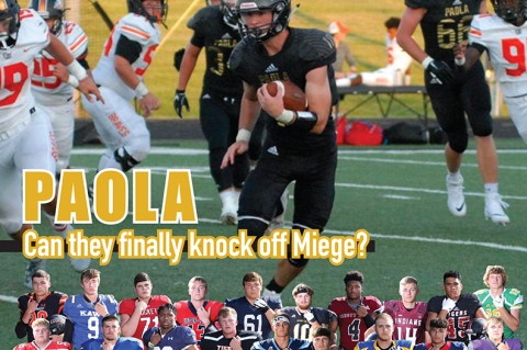 After slipping by a Tonganoxie team bolstered by transfers from Free State and Piper last week Paola appears ready for another deep postseason run. Do they finally have the pieces to take down 4A super power Bishop Miege? (Photo courtesy Miami County Republic) After slipping by a Tonganoxie team bolstered by transfers from Free State and Piper last week Paola appears ready for another deep postseason run. Do they finally have the pieces to take down 4A super power Bishop Miege? (Photo courtesy Miami County Republic)