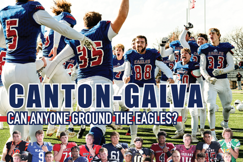 Canton-Galva appears headed for a return trip to the 8-Man I title game after last year's historic comeback victory. (Photo by Karrie Rathbone)