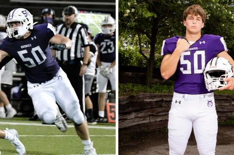 KFBCA Top 11: Gabe Peterson (Left photo by Tim Galyean, right photo by Julie Kuhlmann)