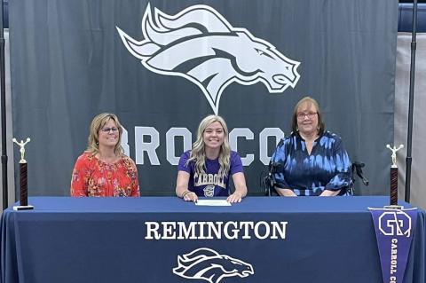 Lilli Young, Remington, Cheerleading, Carroll College (MT) (Photo: Submitted) Lilli Young, Remington, Cheerleading, Carroll College (MT) (Photo: Submitted)