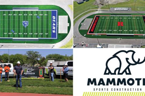 Mammoth Sports Construction, based in Meriden, Kan., continues to expand statewide and across the Midwest.