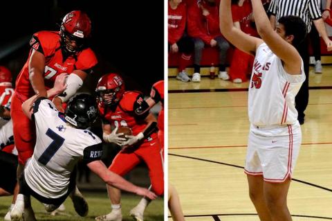 8-Man I Top 8: Harlan Obioha (Photos: L-Everett Royer, R-Jen Dowell)