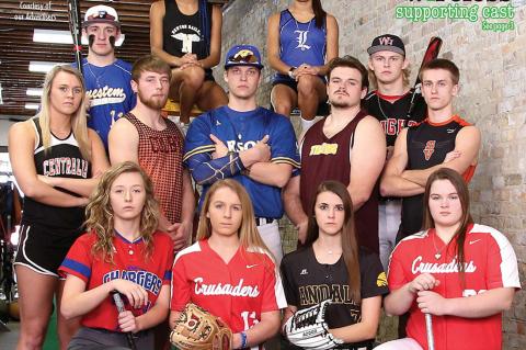 In early March, 13 of the state’s top spring sports athletes gathered at the new Sharp Performance gym in downtown Salina to take part in the cover shoot for this all new magazine. Each athlete is profiled inside the magazine as part of the “Spring Revival” feature. (Photo by Everett Royer)